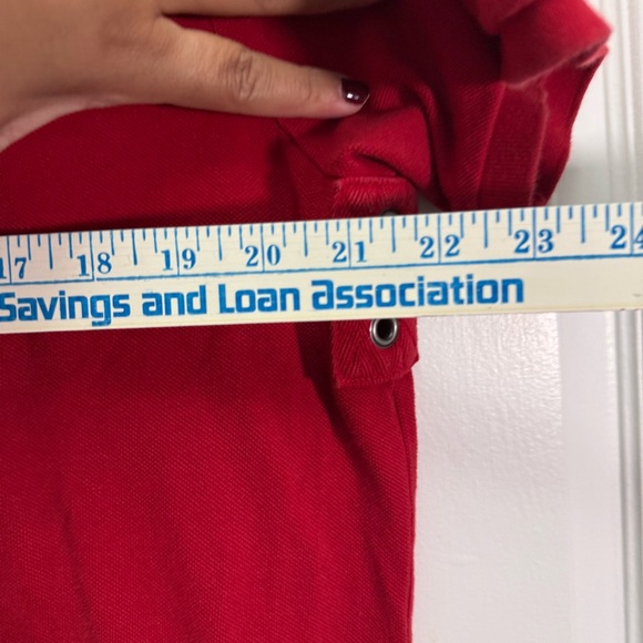 Polo by Ralph Lauren Red Canada Polo Shirt with White Accents - Picture 12 of 12